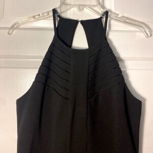 Spenser Jeremy NWT Black Halter Fit-and-Flare Little Black Dress